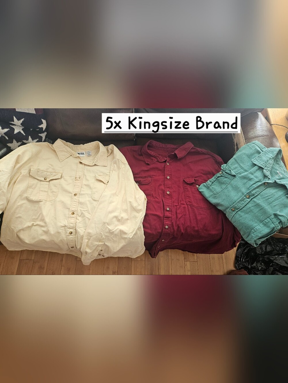 Men's Button-Down Work Shirt Bundle - Cream, Burgundy, Teal